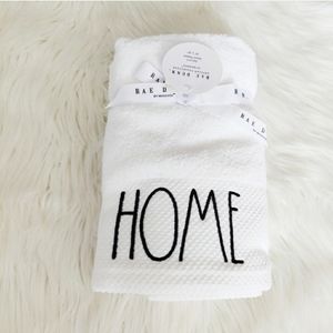 Rae Dunn "HOME" Hand Towels x 2 NWT